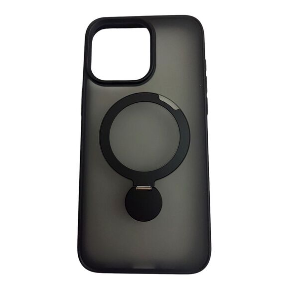 OMOTON‎ for iPhone 15 Pro Case with 360° Rotatable Magnetic Ring Stand - Picture 4 of 7